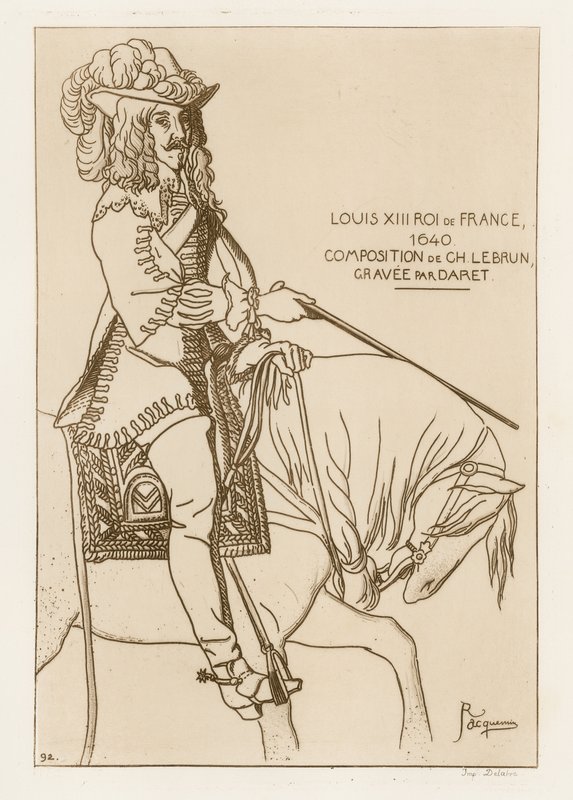 Luís XIII, rei da França, 1640 de French School