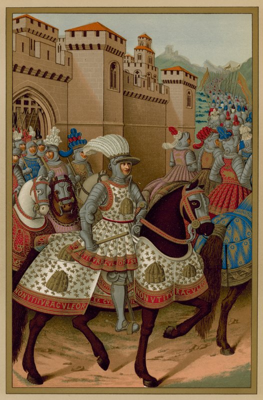 Luís XII Deixando Alexandria no dia 24 de abril de 1507 de French School
