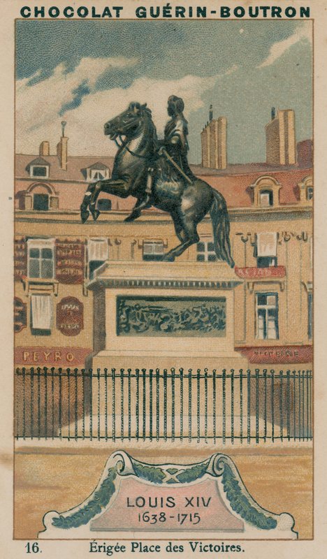 Louis XIV, 1638-1715, Erigee Place des Victoires de French School