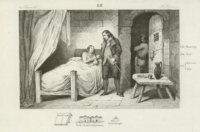 Luís XVII da França, doente e preso, c1795 de French School