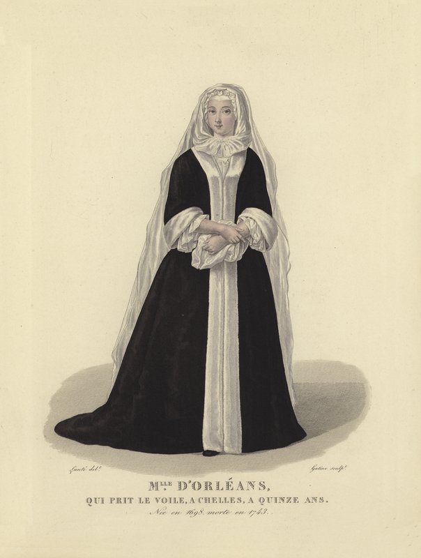 Louise Adelaide de Orleans, princesa francesa de French School