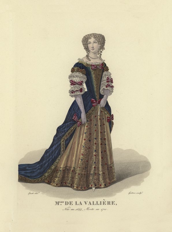 Louise de la Valliere, amante do rei Luís XIV da França de French School