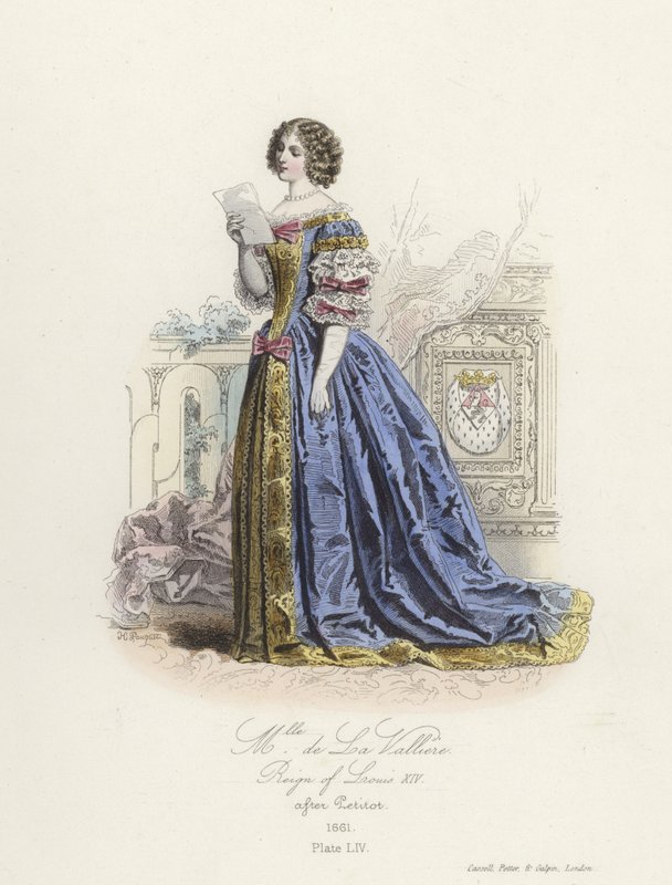 Louise de la Valliere, amante de Luís XIV da França de French School