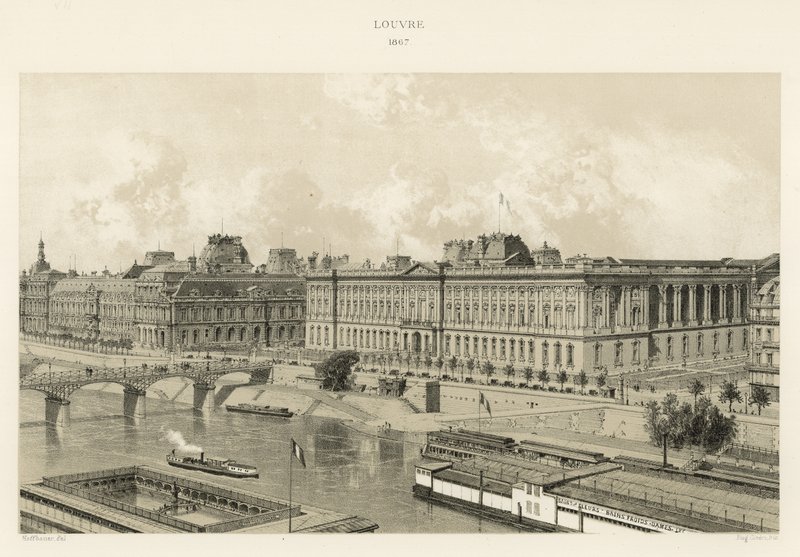 Louvre, 1867 de French School