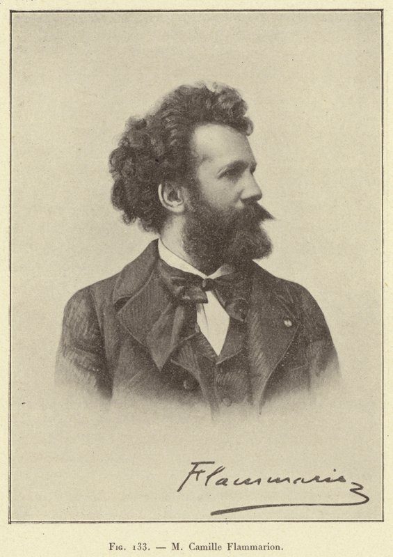 M Camille Flammarion (gravura) de French School