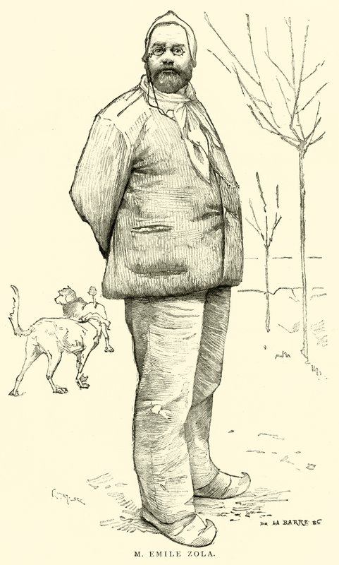 M Emile Zola (gravura) de French School