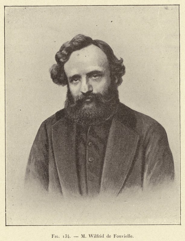 M Wilfrid de Fonvielle (gravura) de French School