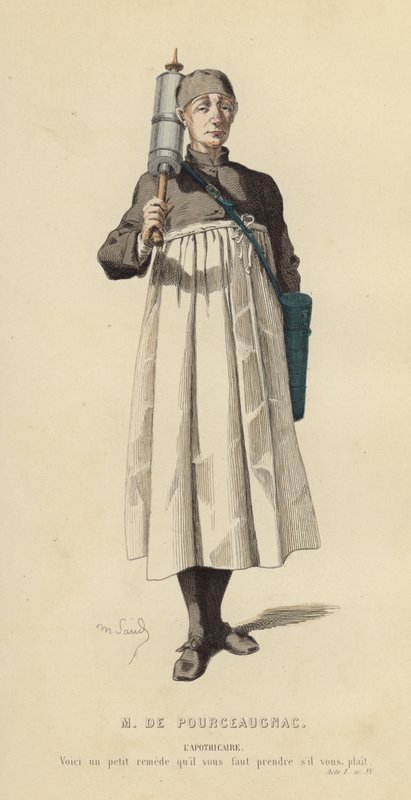 M. de Pourceaugnac de French School