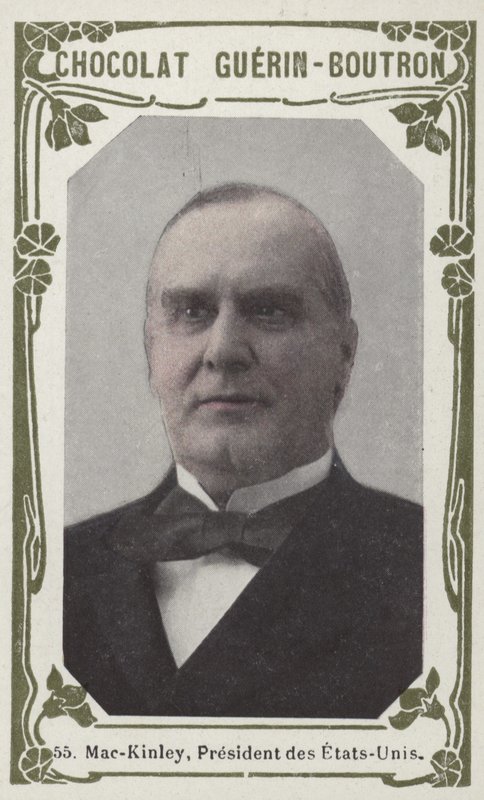 Mac-Kinley, presidente dos Estados Unidos (foto colorida) de French School