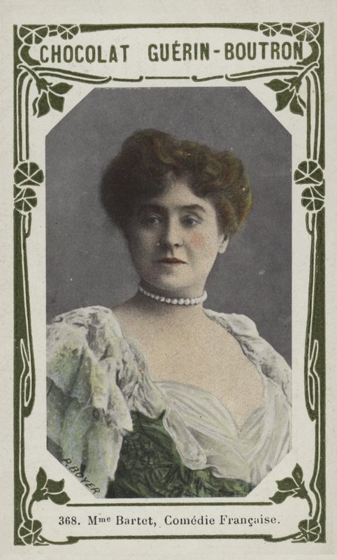 Madame Bartet, Comedie Française (foto colorida) de French School