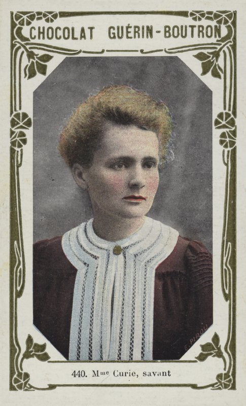 Madame Curie, savant (foto colorida) de French School