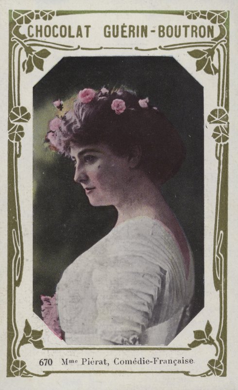 Madame Pierat, Comedie-Francaise (foto colorida) de French School