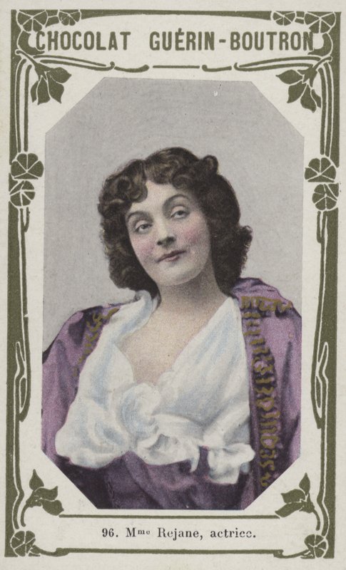 Madame Rejane, atriz (foto colorida) de French School