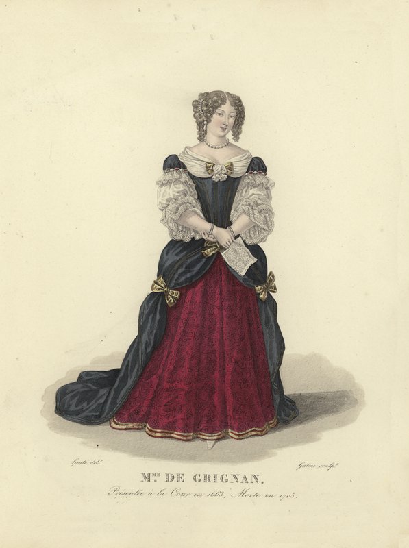 Madame de Grignan, aristocrata francesa de French School