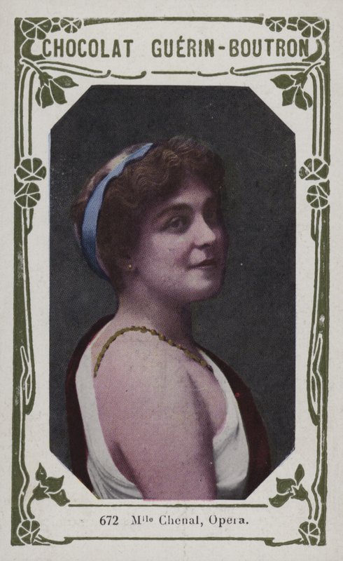Mademoiselle Chenal, ópera (foto colorida) de French School
