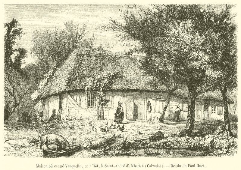 Casa onde nasceu Vauquelin, em 1763, em Saint-Andre d