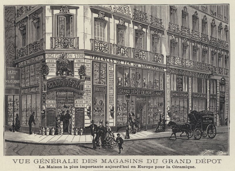 Grand Depot Houses, loja de cerâmica em Paris, França de French School