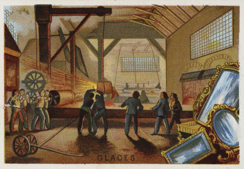 Espelhos de fabricação de French School