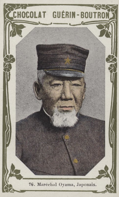 Marechal Oyama, japonês (foto colorida) de French School