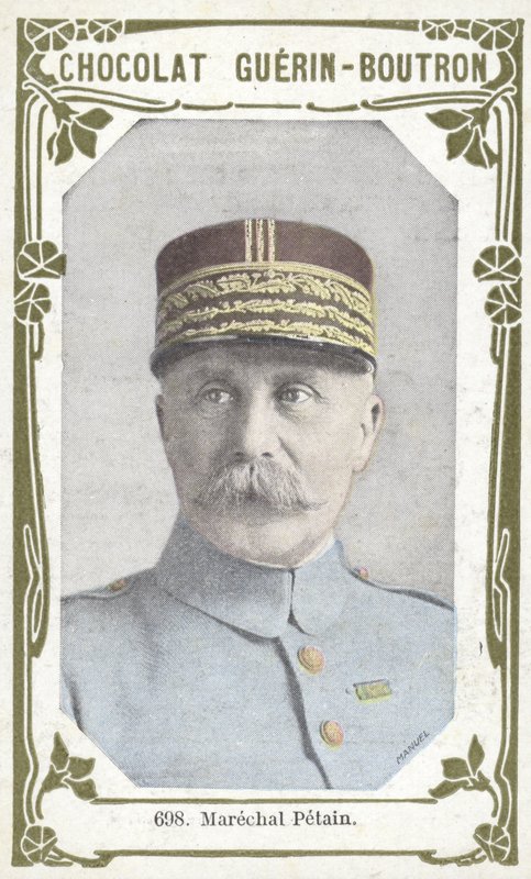 Marechal Petain (foto colorida) de French School