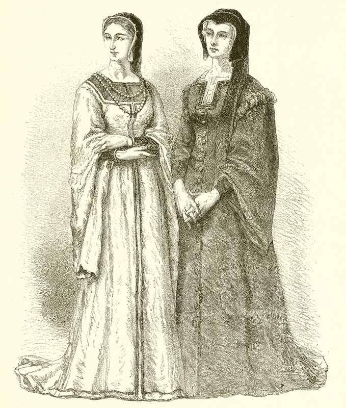 Margarida de Valois e Louise de Saboia de French School
