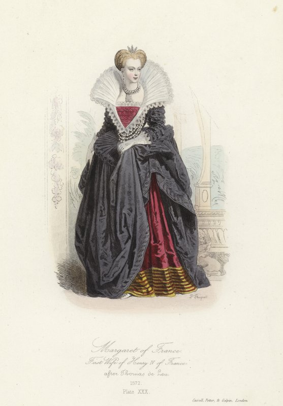Margarida da França, primeira esposa de Henrique IV da França de French School