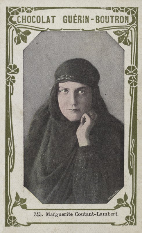 Marguerite Coutant-Lambert (foto colorida) de French School