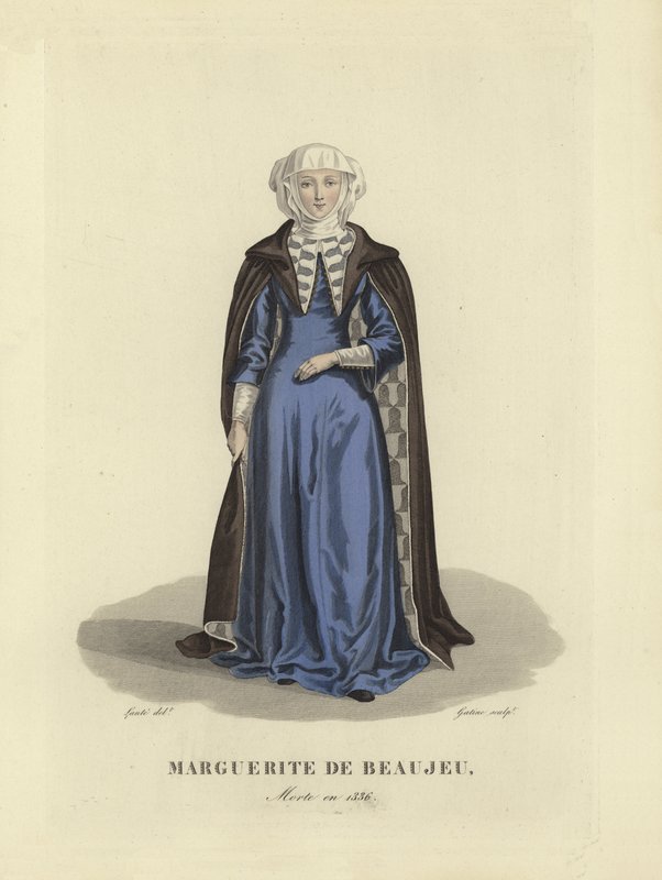 Marguerite de Beaujeu de French School