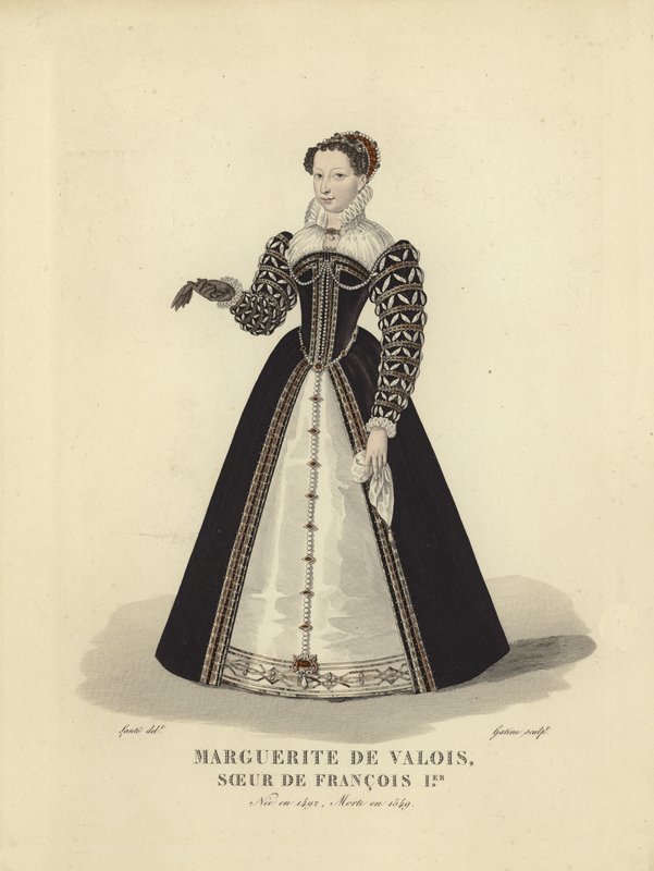 Marguerite de Navarra, irmã do rei Francisco I da França de French School