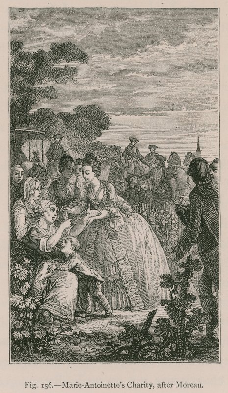 Marie-Antoinettes Charity, depois de Moreau de French School