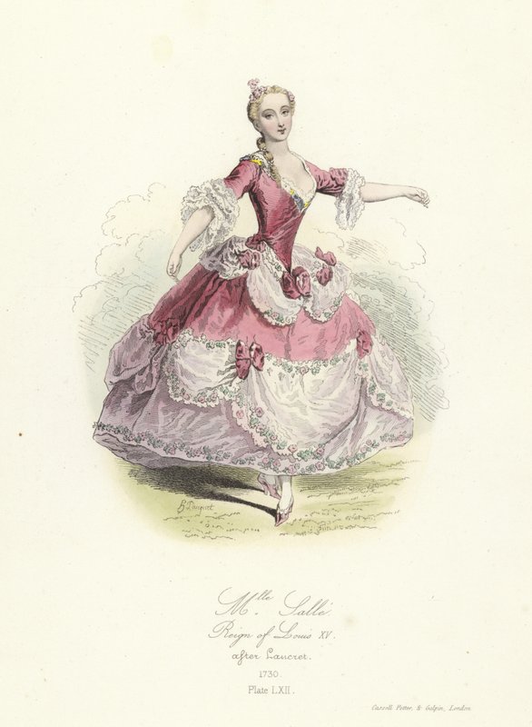 Marie Salle, dançarina francesa; reinado de Luís XV de French School