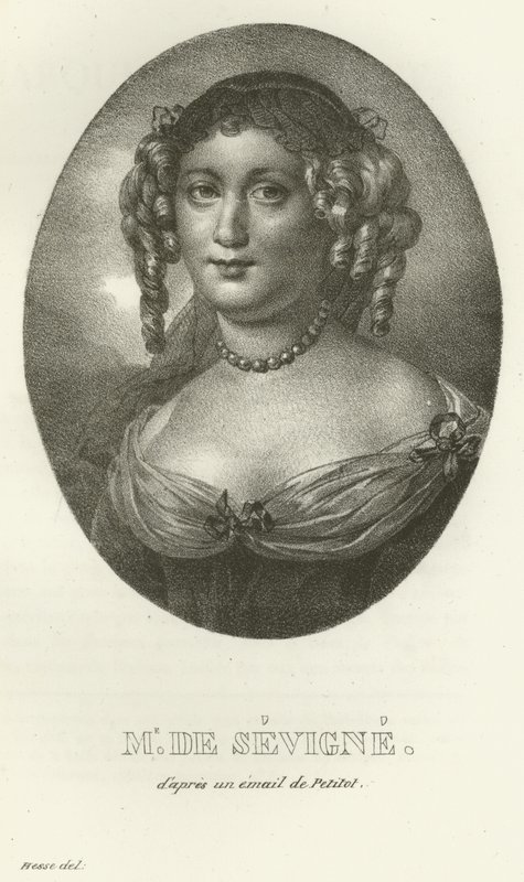 Marquesa de Sévigné de French School