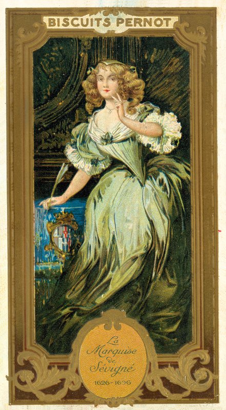Marquise de Sevigne, escritora francesa (chromolitho) de French School