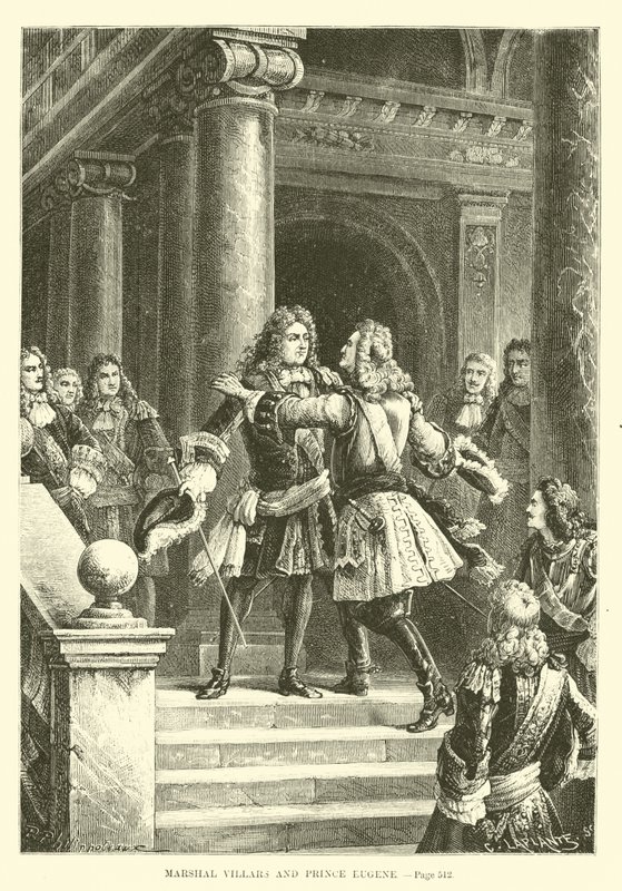 Marechal Villars e Príncipe Eugene de French School