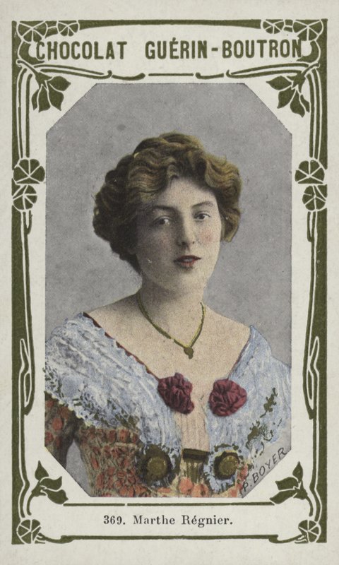 Marthe Regnier (foto colorida) de French School