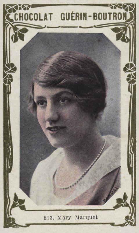 Mary Marquet (foto colorida) de French School
