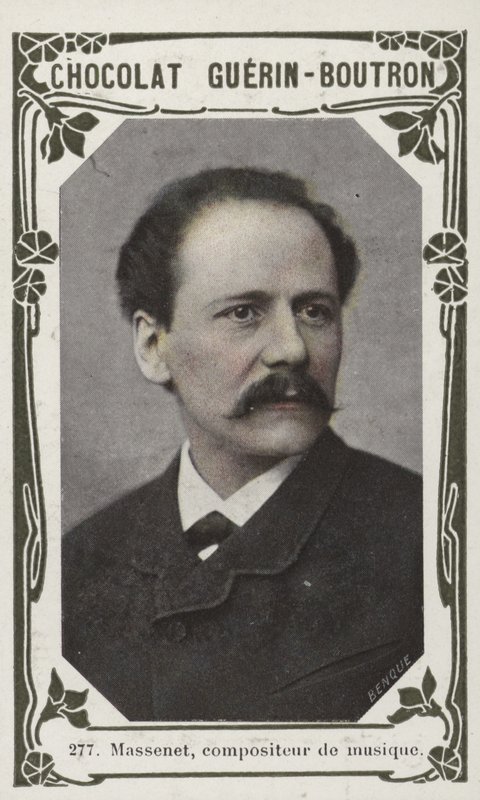 Massenet, compositor musical (foto colorida) de French School