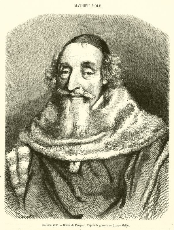 Mathieu Mole (gravura) de French School