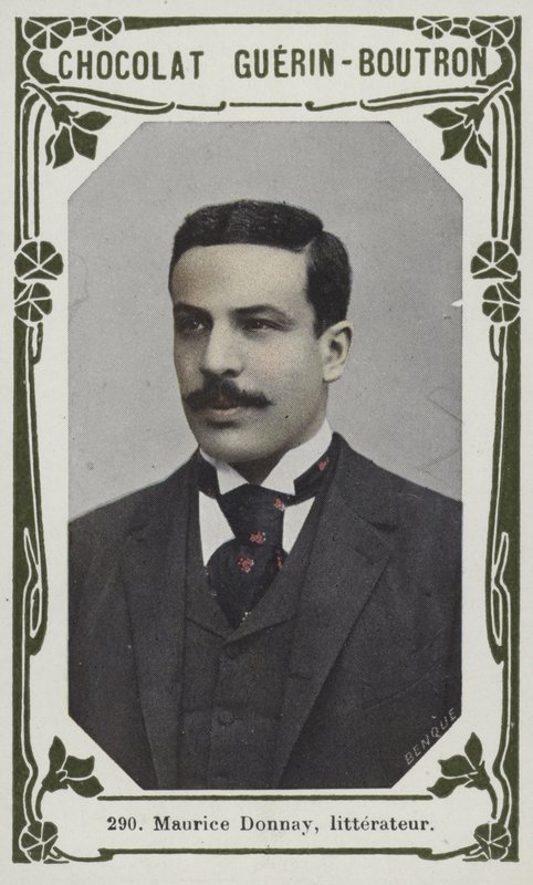 Maurice Donnay, litterateur (foto colorida) de French School