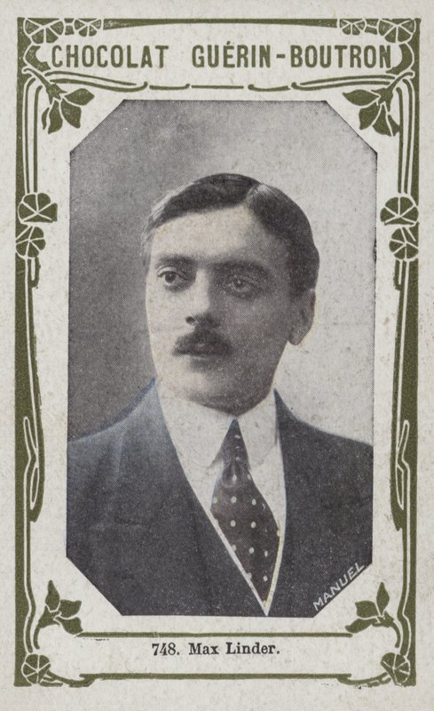 Max Linder (foto colorida) de French School