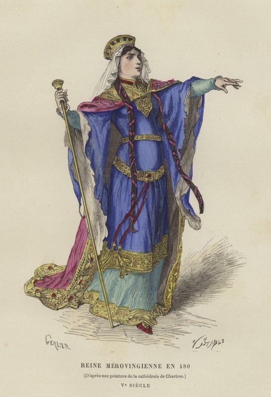 Rainha Merovíngia, 480 de French School