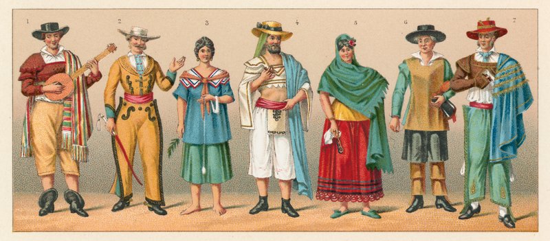 Traje mexicano de French School