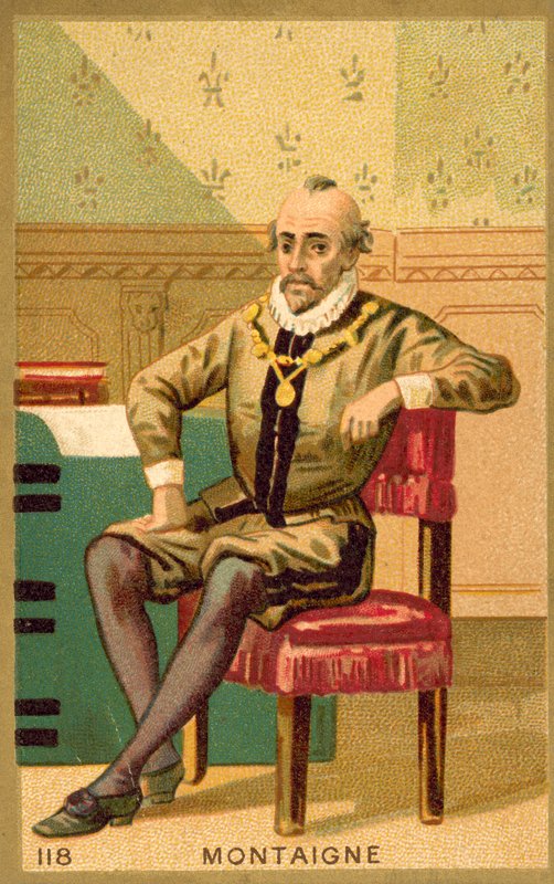 Michel de Montaigne, escritor e filósofo francês de French School