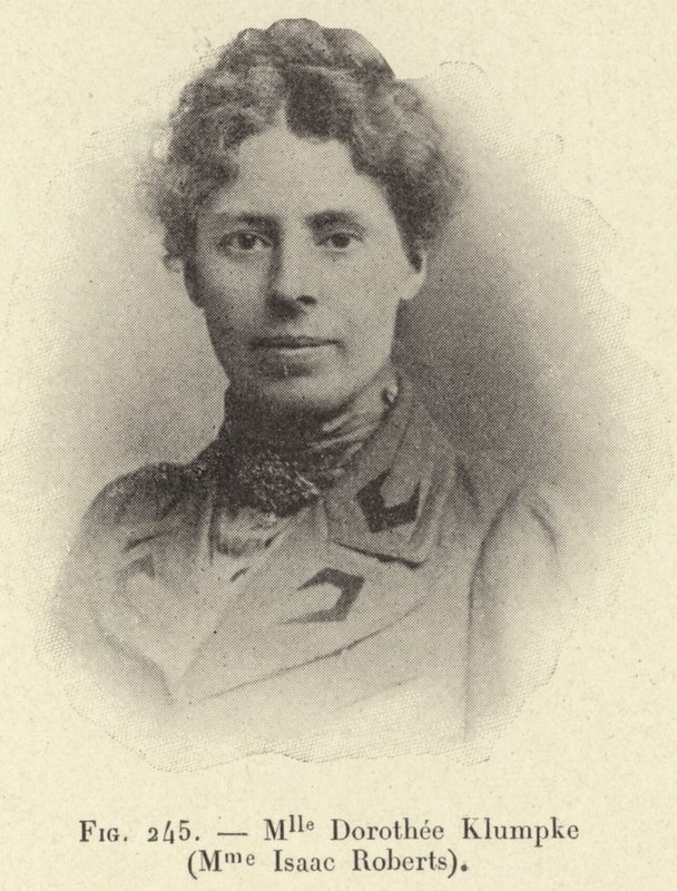 Mlle Dorothee Klumpke (Mme Isaac Roberts) (gravura) de French School
