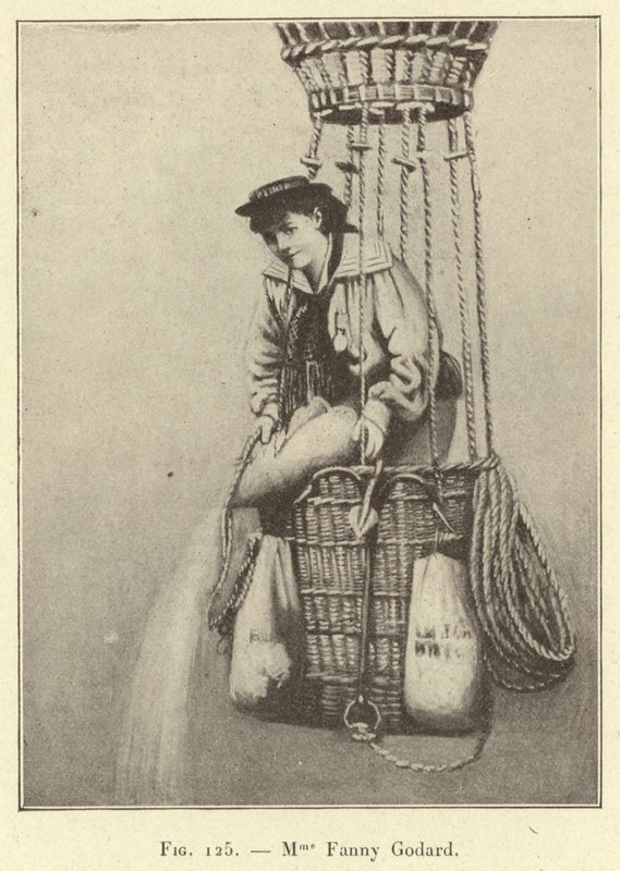 Mme. Fanny Godard (gravura) de French School