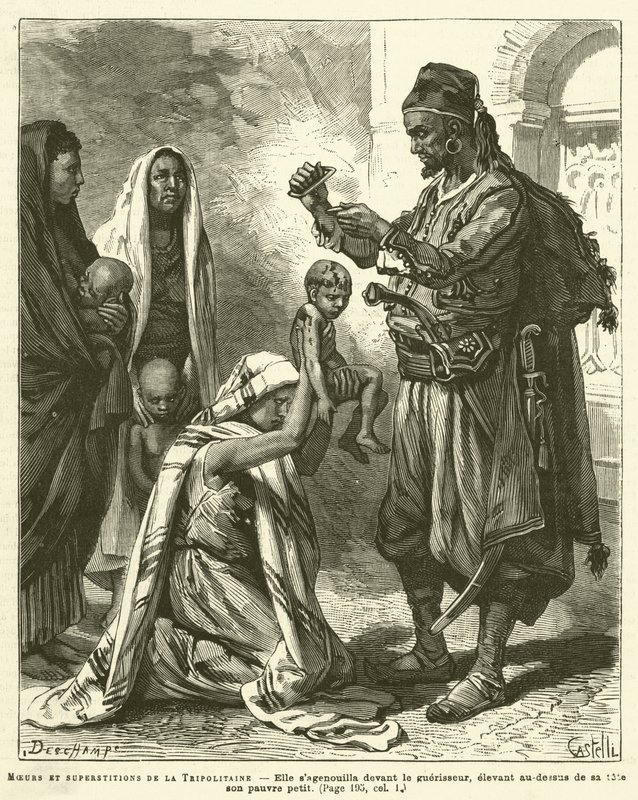 Moeurs Et Superstitions De La Tripolitaine (gravura) de French School