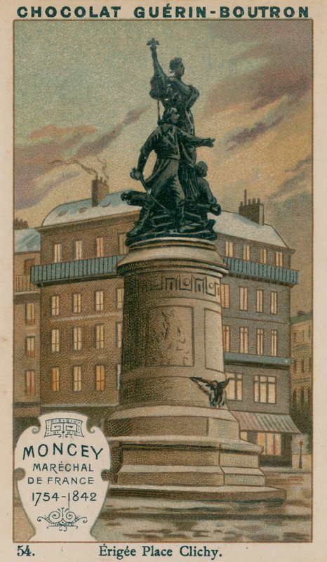 Moncey, Marechal da França, 1754-1842, Erigee Place Clichy de French School