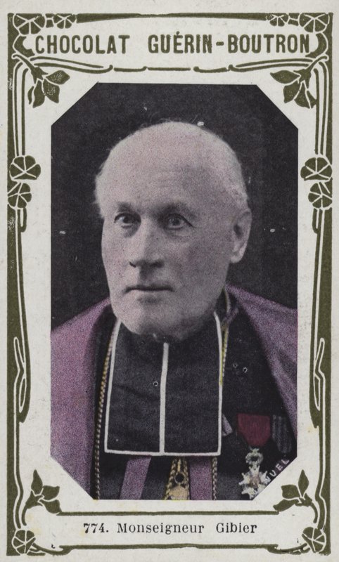 Monsenhor Gibier (foto colorida) de French School
