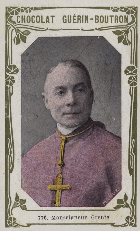 Monseigneur Grente (foto colorida) de French School