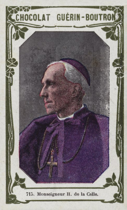 Monsenhor H de la Celle (foto colorida) de French School